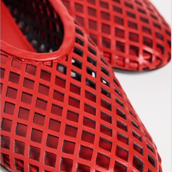 NIB 36 Proenza Schouler Tee Perforated Ballerina Flats - Picture 6 of 6